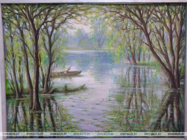 «Мой родны кут» в картинах Анатолия Желудко представили на выставке в Бресте