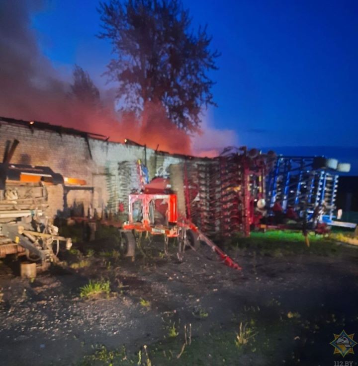 Склад сельхозпредприятия горел в Брестской области