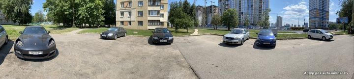 В Минске у Porsche украли фары