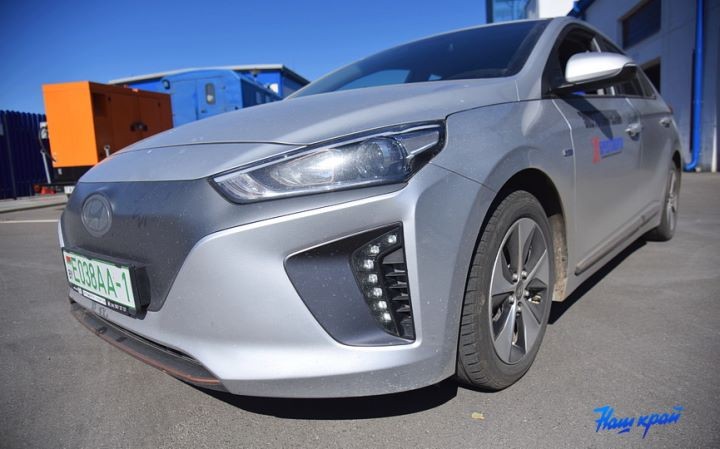 «Зеленый» Hundai пополнил автопарк барановичского предприятия. Как повел себя электрокар спустя полгода