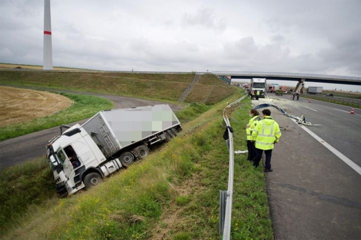 В Германии в фуру белоруса въехал «летучий голландец»