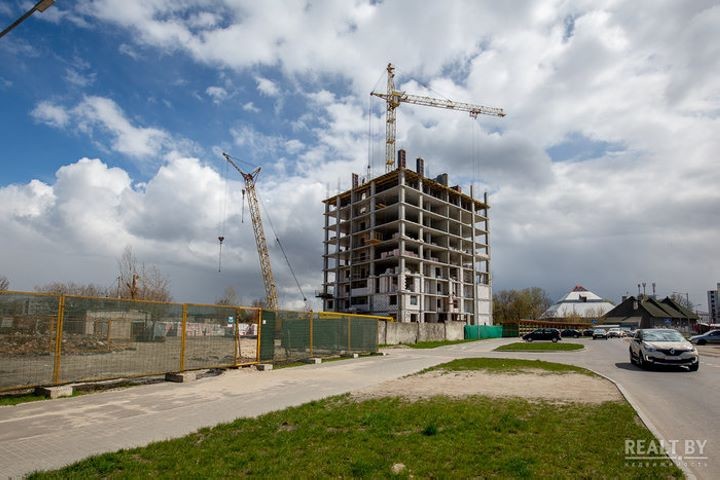 Проверили, как строится первый дом ЖК «Полесский» в Бресте