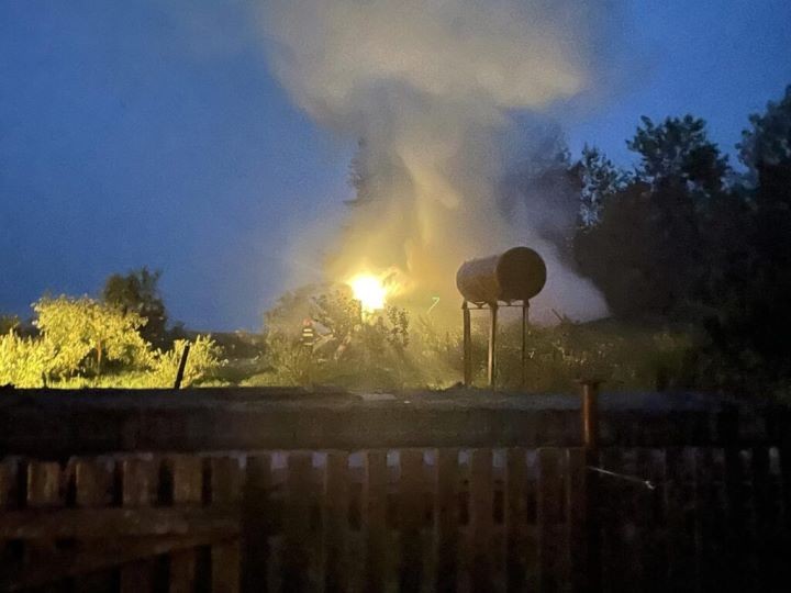 Молния стала причиной пожара в Шишово (Брестская область)