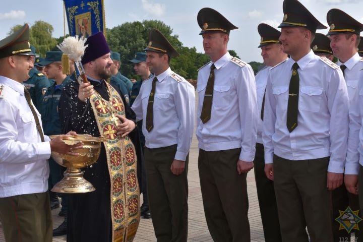 В Брестской крепости прошло торжественное принесение присяги спасателями