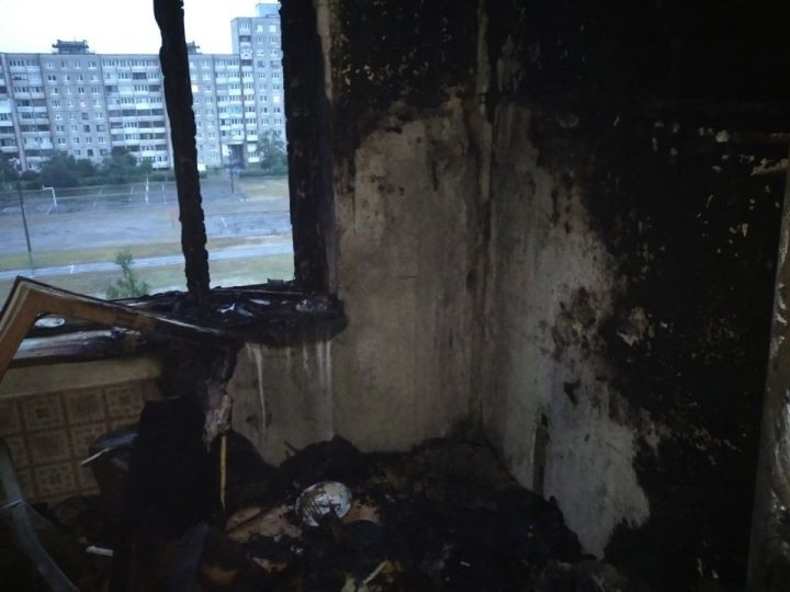 Вот как выглядит квартира в Бресте, в  которой случился пожар