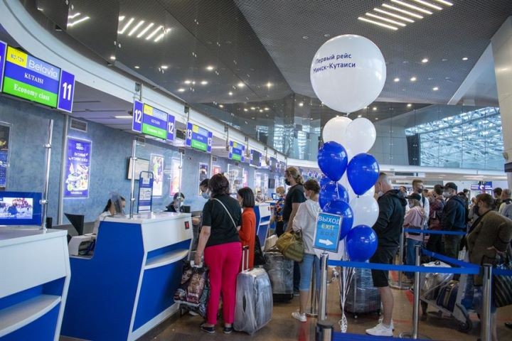 «Белавиа» выполнила первый рейс в Кутаиси