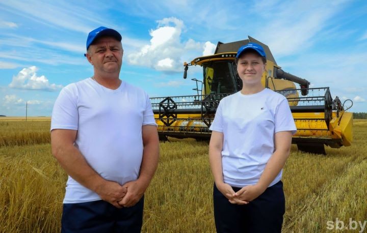 В Брестской области на жатве появился первый экипаж-трехтысячник