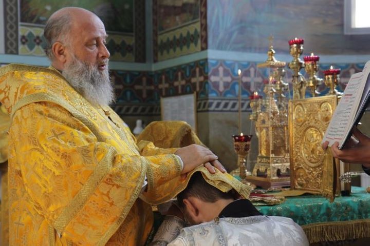 8 августа архиепископ Брестский и Кобринский Иоанн совершен чин освящения места для строительства Воскресной школы при храме Рождества Христова в Кобрине