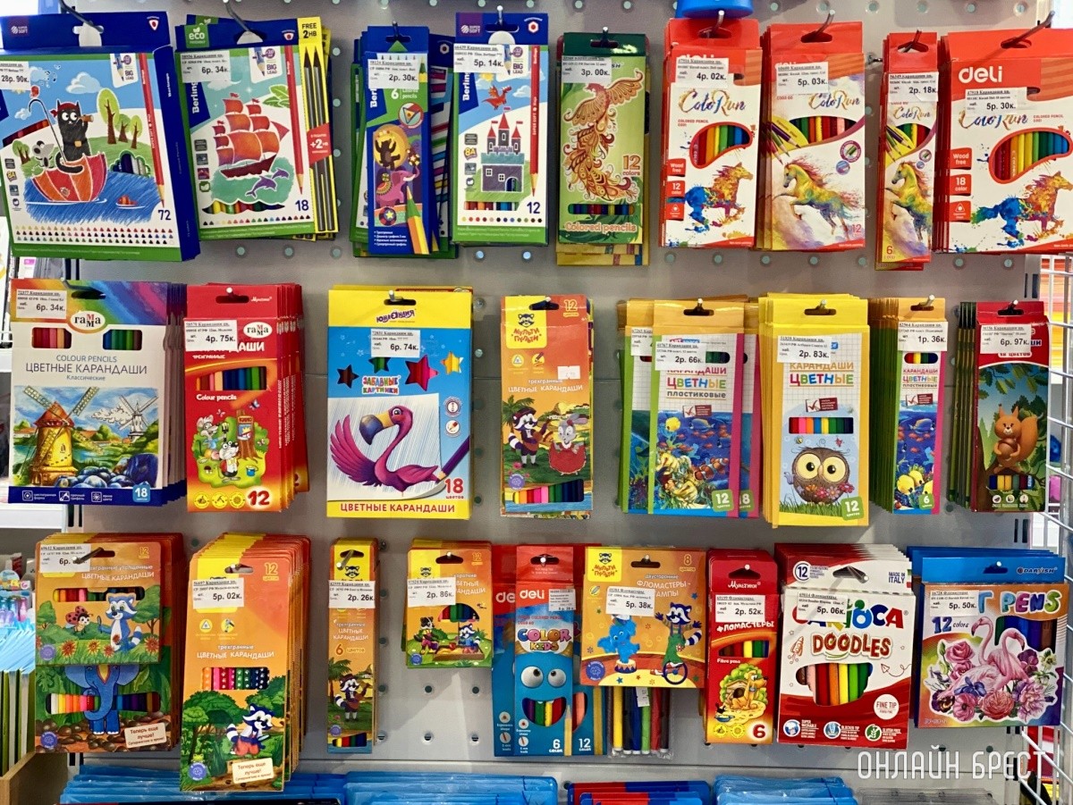 Вся школьная канцелярия здесь! Большой ассортимент товаров и скидок в брестских магазинах «Канцелярские штучки»
