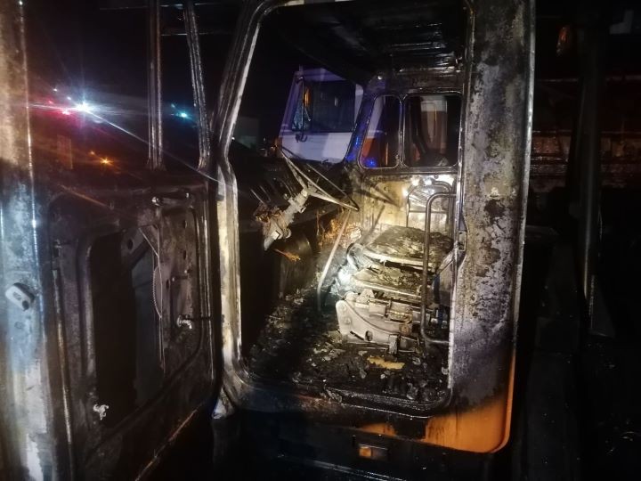 В Бресте горел «ЗиЛ»