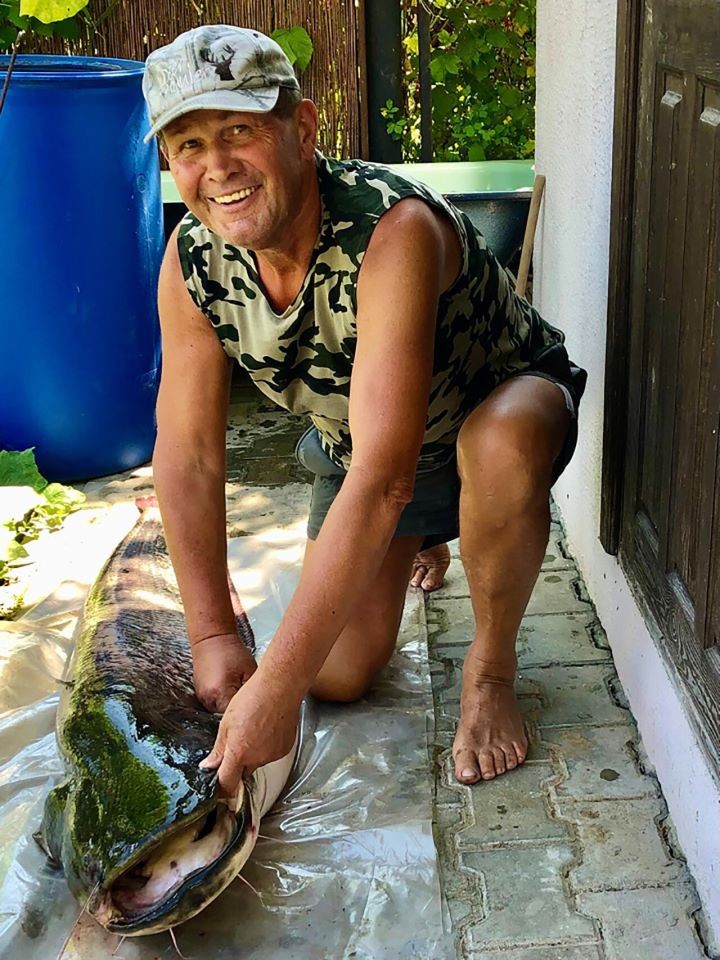 В Гомельской области словили сома на 32 кг 