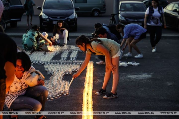 Как создавали огненную инсталляцию «Холмские ворота» создали возле Брестской крепости
