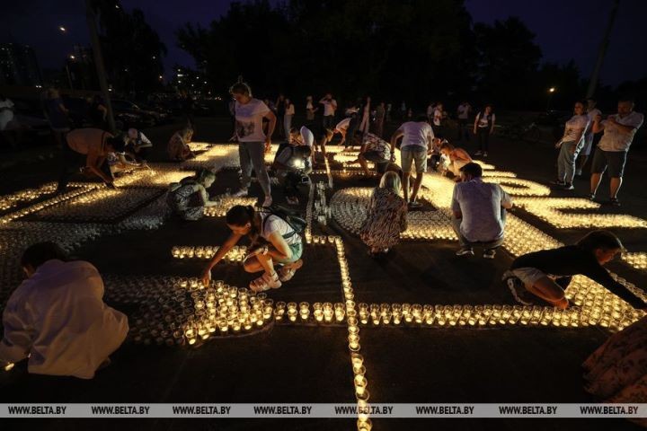 Как создавали огненную инсталляцию «Холмские ворота» создали возле Брестской крепости