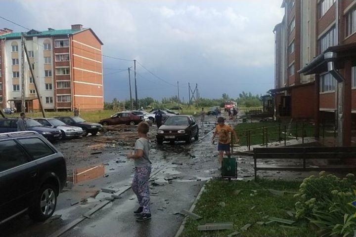 Придавило деревом женщину, снесло 10 крыш и помяло 38 машин. Вот что натворила стихия на Витебщине