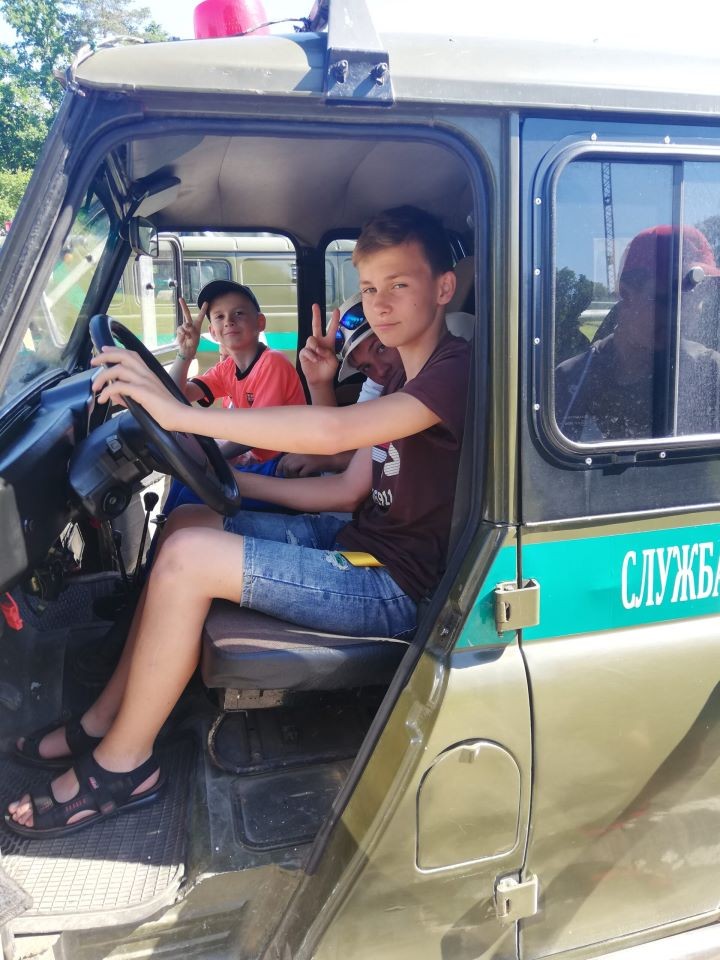 Брестская область. Дети побывали на экскурсии на пограничной заставе «Каменюки»