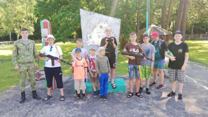 Брестская область. Дети побывали на экскурсии на пограничной заставе «Каменюки»