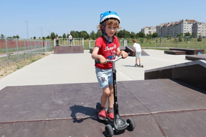 Новая скейт-площадка пользуется популярностью у жителей Ивацевичей