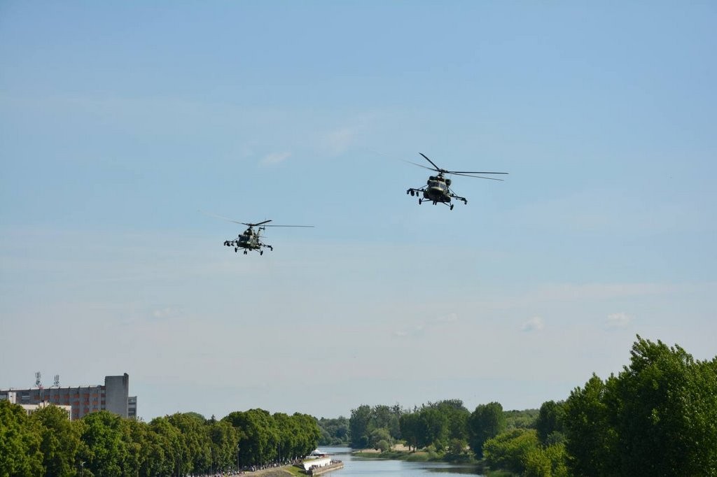 В Пинске с одним из десантно-штурмовых батальонов 38-й Брестской отдельной десантно-штурмовой бригады прошло контрольно-тактические занятие