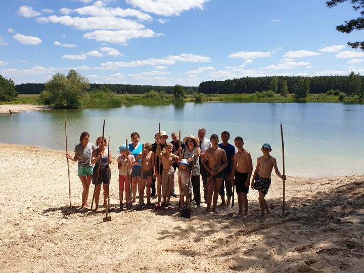 Новый пляж обустроили в Малоритском районе