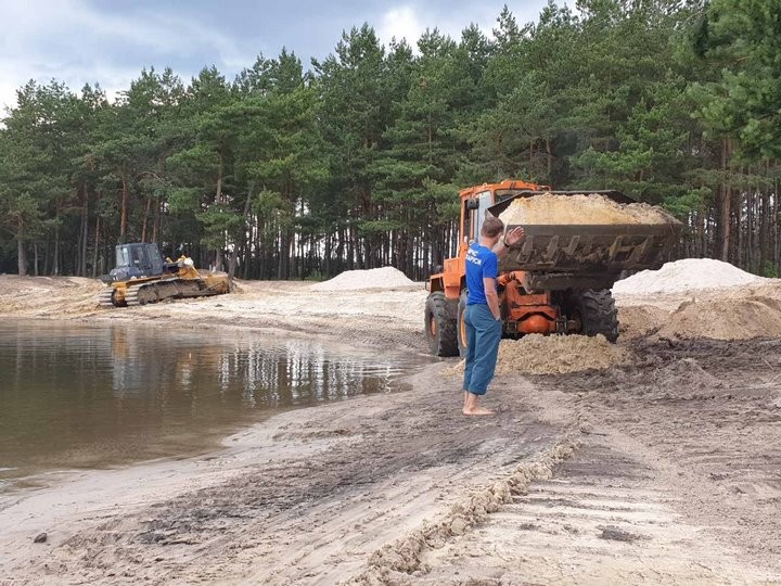 Новый пляж обустроили в Малоритском районе