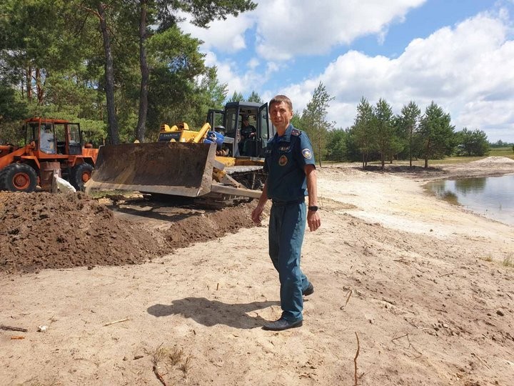 Новый пляж обустроили в Малоритском районе