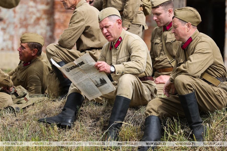Репетиция реконструкции начала войны проходит в Брестской крепости