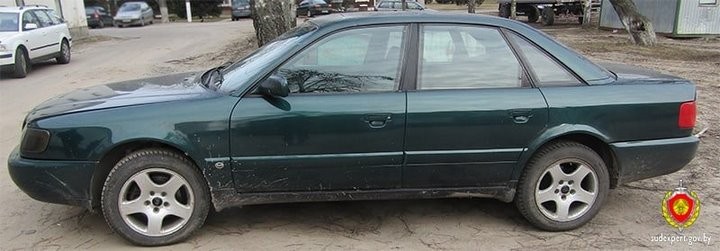 В Audi-100 изменили VIN довольно редким способом. Случай в Брестской области