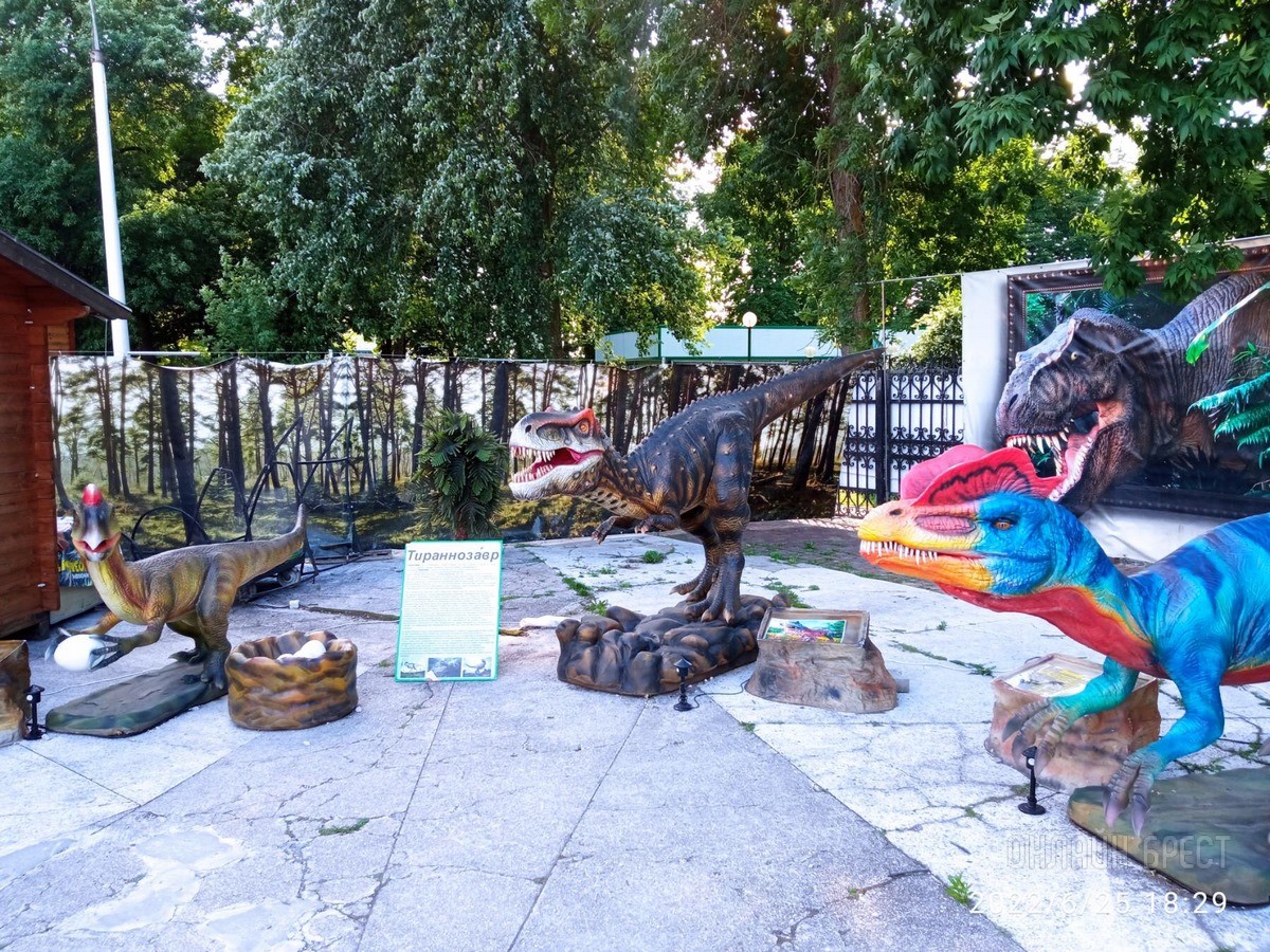 Жаркое лето в большом парке динозавров! Весело проведите время всей семьей в «Динолэнд» в Бресте