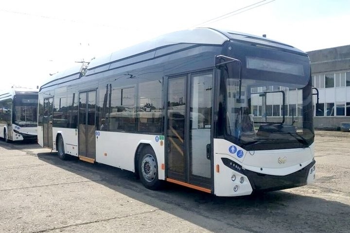 Новые троллейбусы поступили в Гродно. В Беларуси таких еще не было