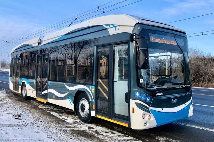 Новые троллейбусы поступили в Гродно. В Беларуси таких еще не было