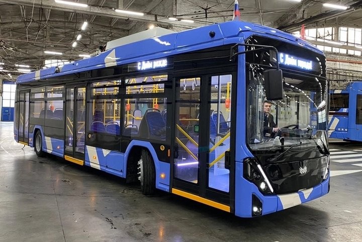 Новые троллейбусы поступили в Гродно. В Беларуси таких еще не было