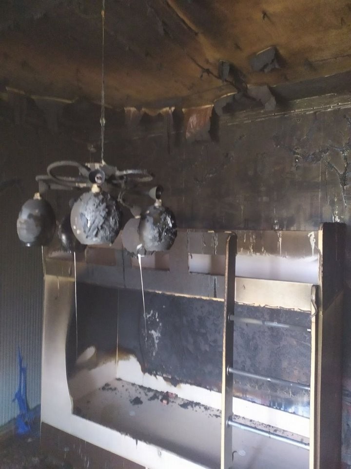 В Ивацевичском районе горел жилой дом