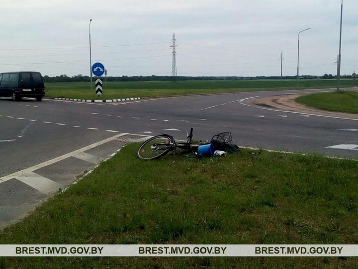 Житель Бреста сбил велосипедиста