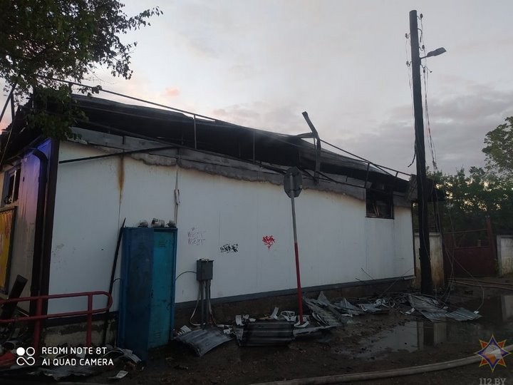 В Бресте горел магазин «Копеечка». Стали известны подробности