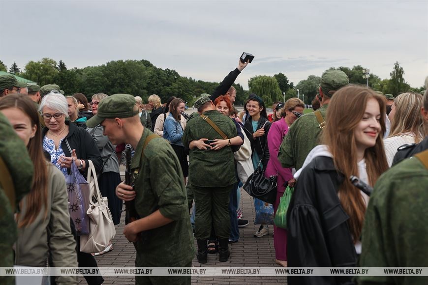 Более 120 студентов военной кафедры ГГМУ принесли присягу в Брестской крепости