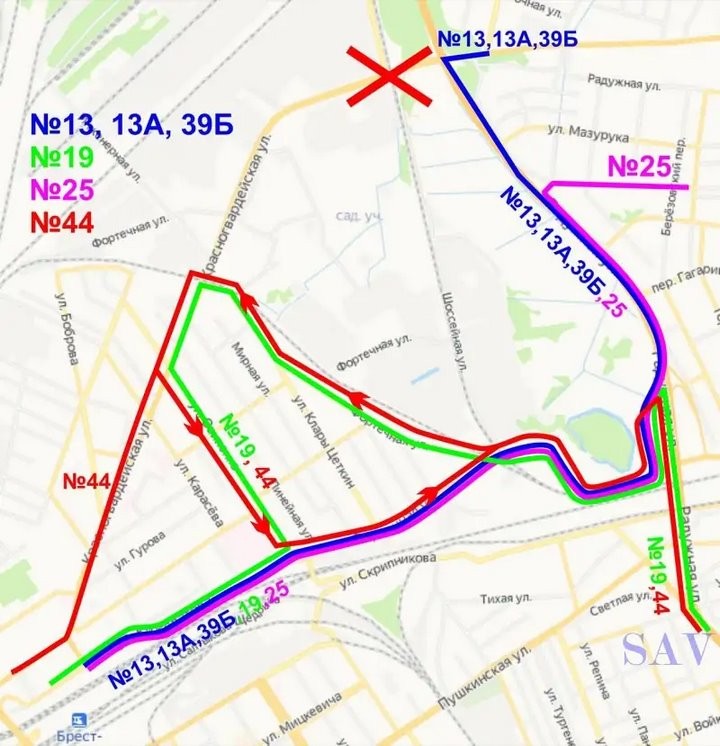 В Бресте на три дня закроют переезд на Красногвардейской: как будут ходить автобусы и маршрутки
