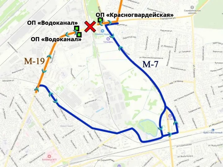 В Бресте на три дня закроют переезд на Красногвардейской: как будут ходить автобусы и маршрутки