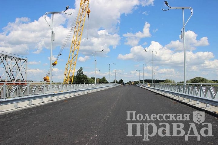 Мост через Ясельду у деревни Городище готов, и его скоро откроют для автомобилистов
