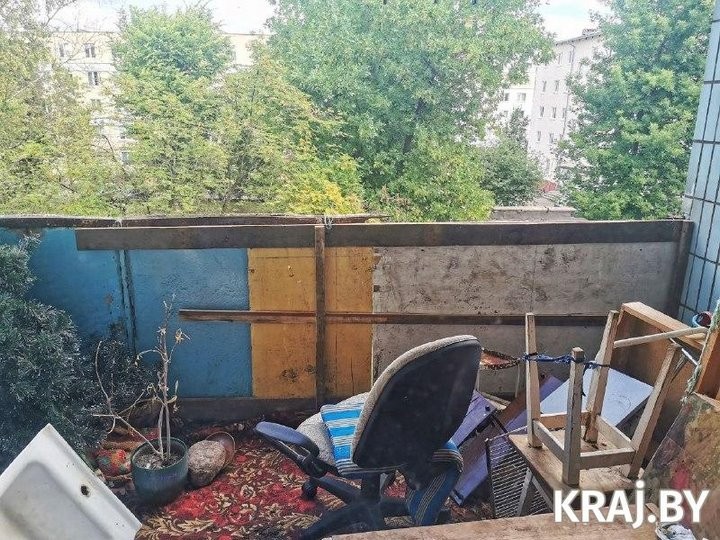 В Беларуси обрушился балкон вместе с мужчиной