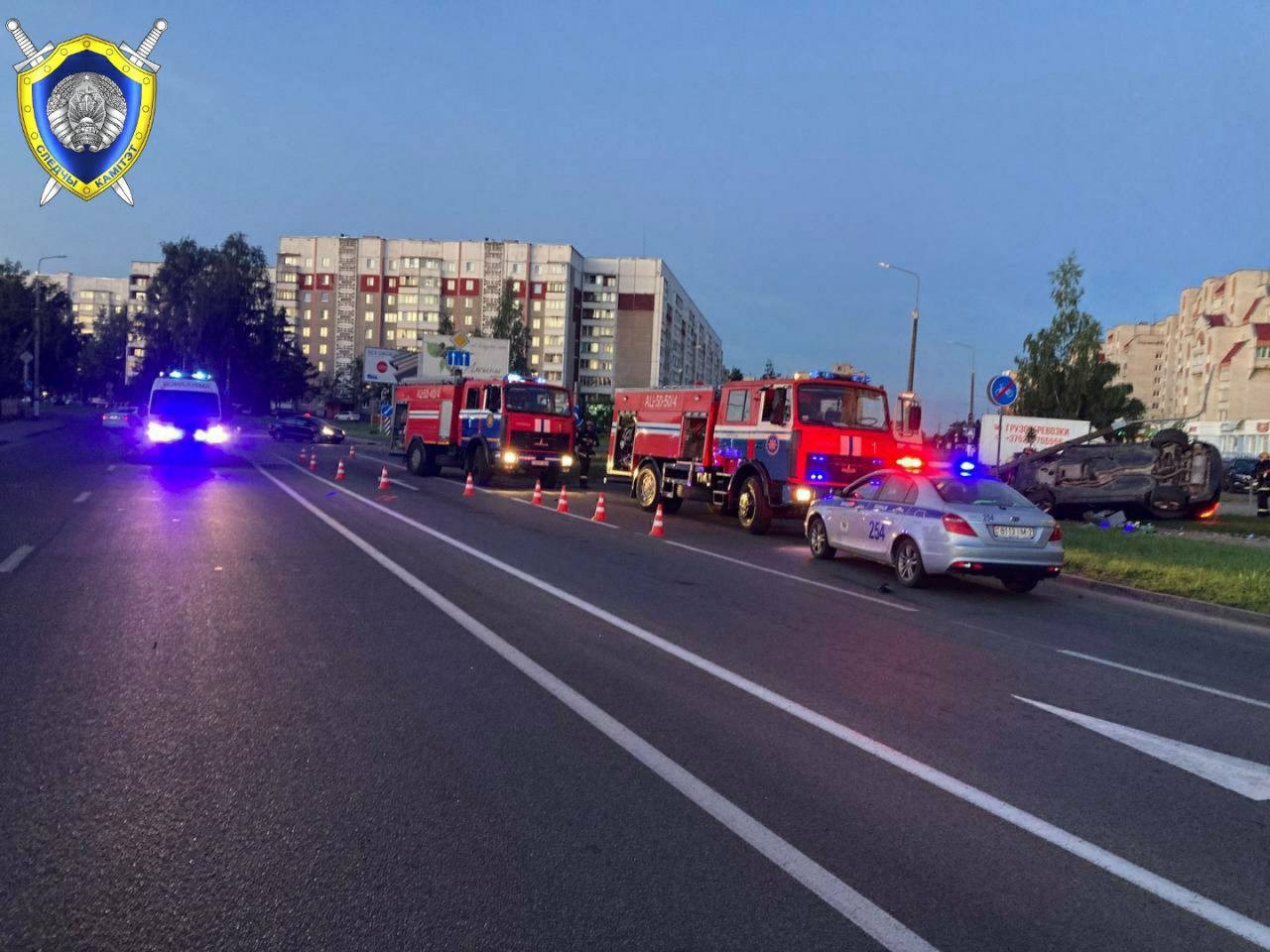 Жесткое ДТП в Полоцке: пьяный водитель BMW влетел в светофор — погиб пассажир