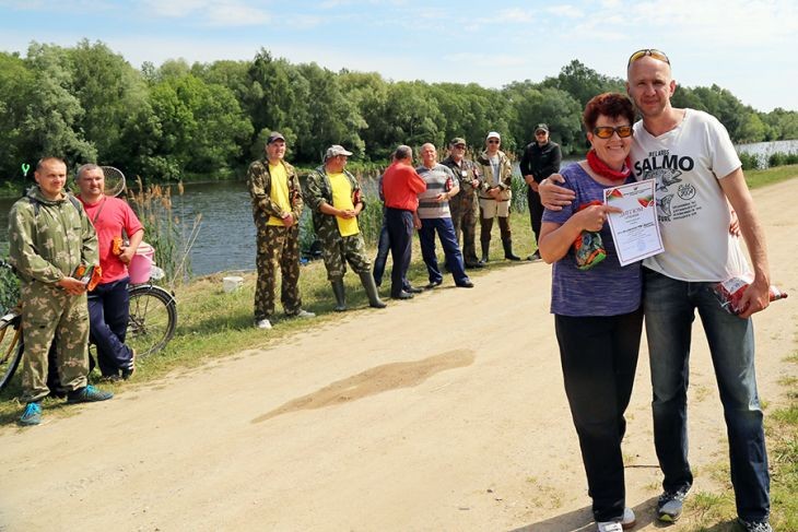 В Кобрине прошли рыболовные соревнования между предприятиями — лучшие рыбаки работают на хлебозаводе