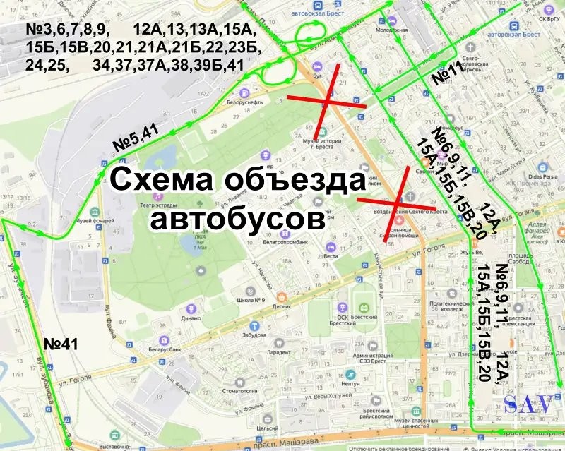 В Бресте на время бала выпускников перекроют часть ул. Ленина. Как будет ходить общественный транспорт