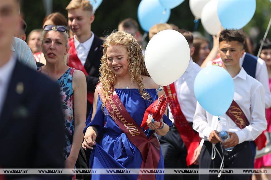 Праздник выпускников прошел в городе-спутнике Бреста
