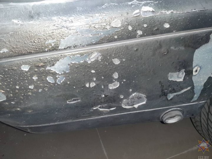 На пожаре в Бресте мужчина получил ожоги, воспламенился газовый баллончик