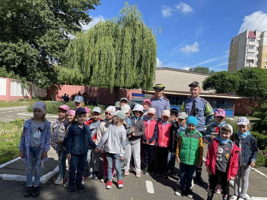 Сотрудники ГАИ посетили детский сад №32 г. Бреста