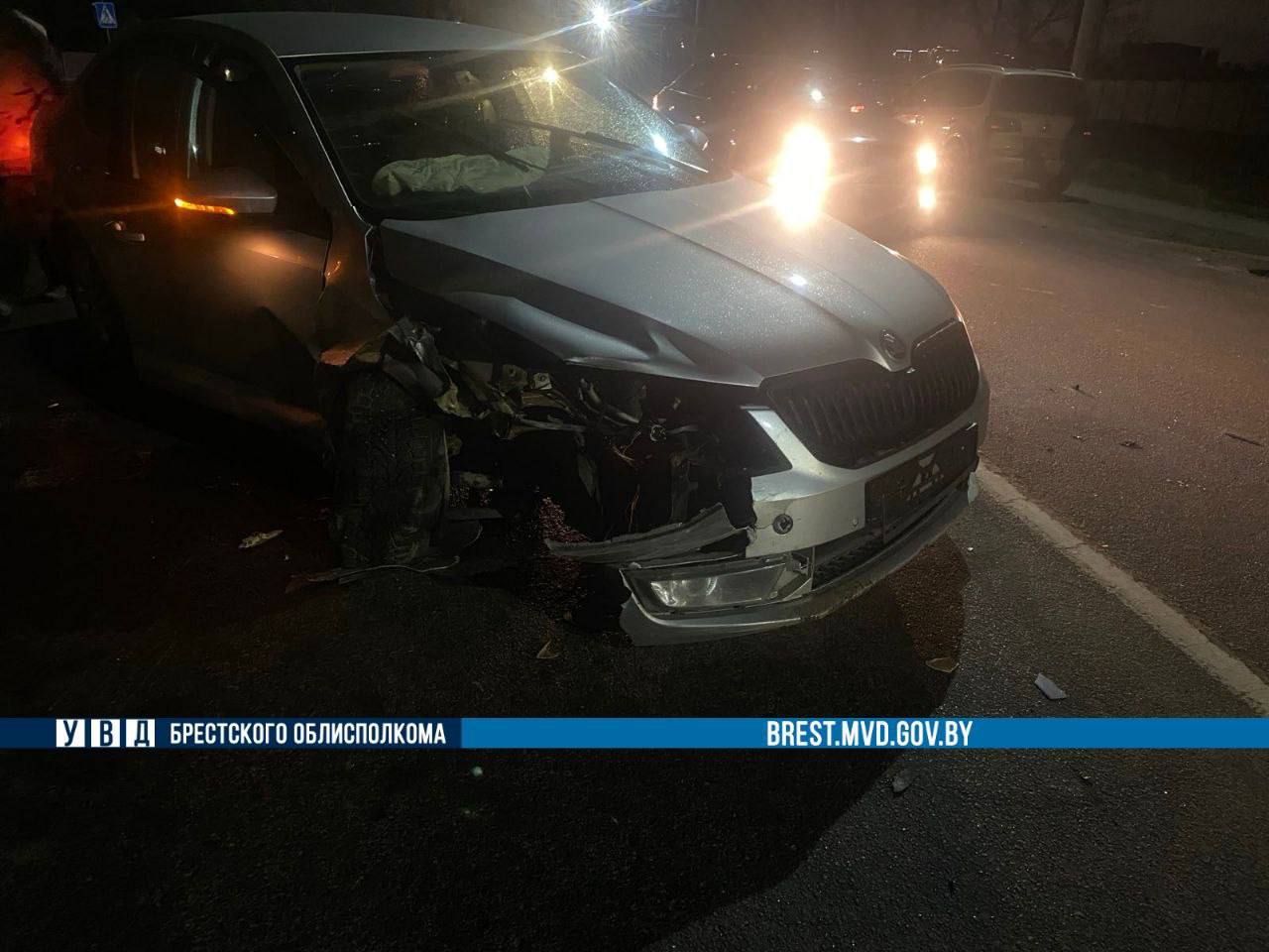 Пьяный водитель устроил серьёзное ДТП в Бресте