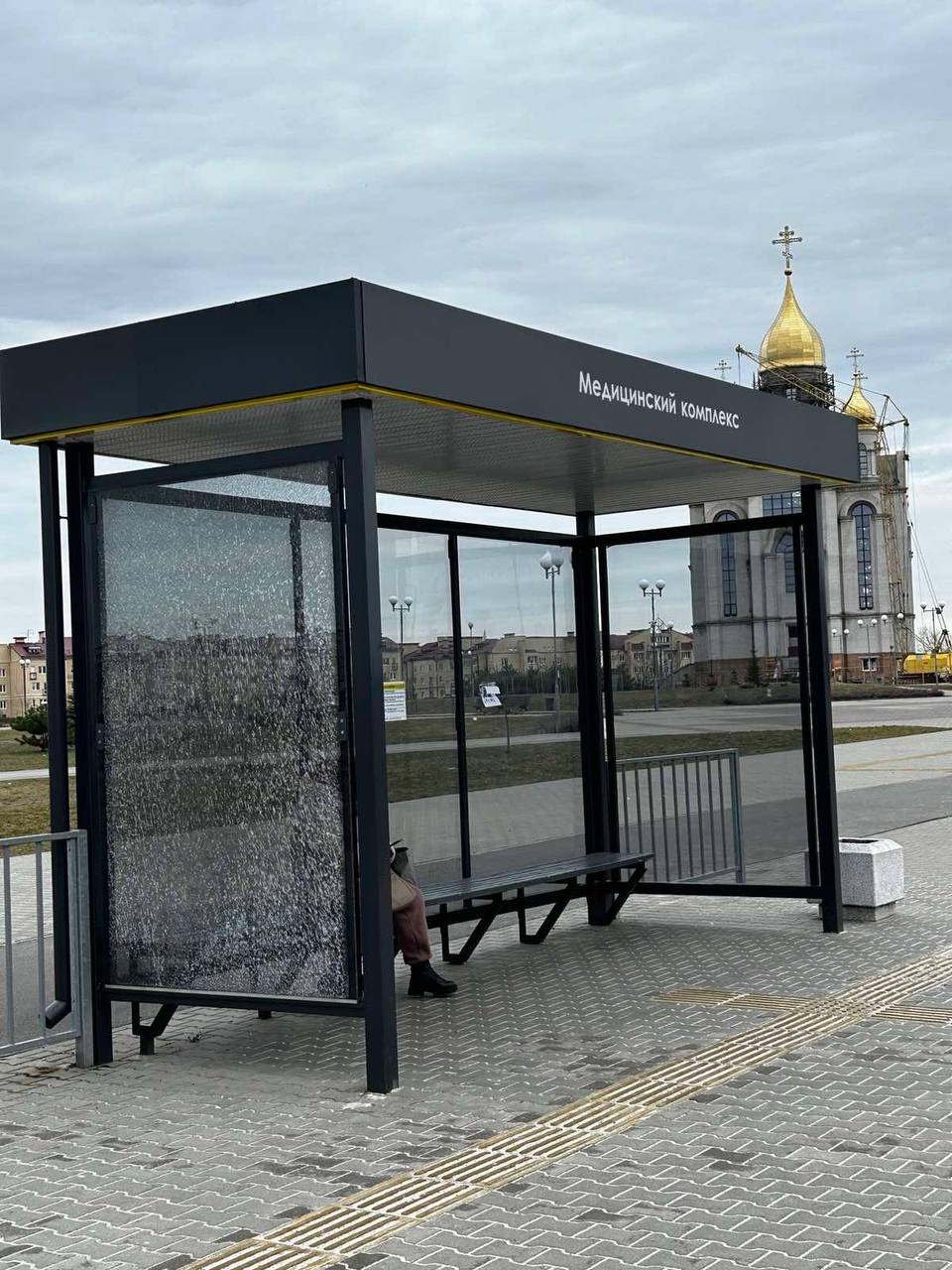 В Бресте повредили шесть остановок