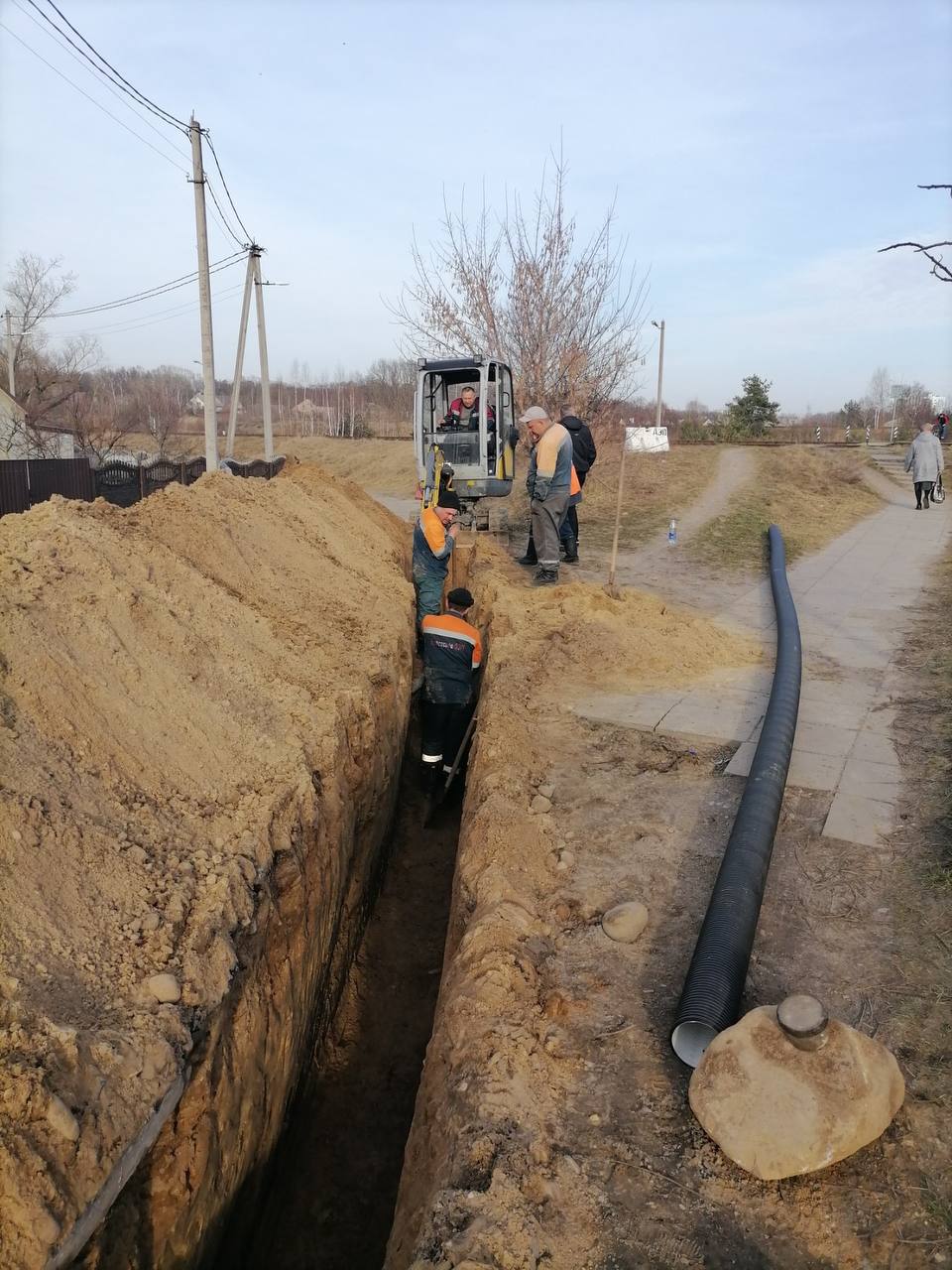 В Бресте ведется промывка сетей дождевой канализации