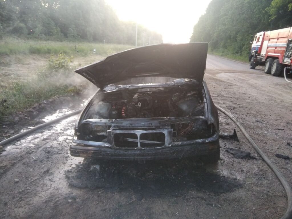 Возгорание автомобиля произошло в Каменецком райрне