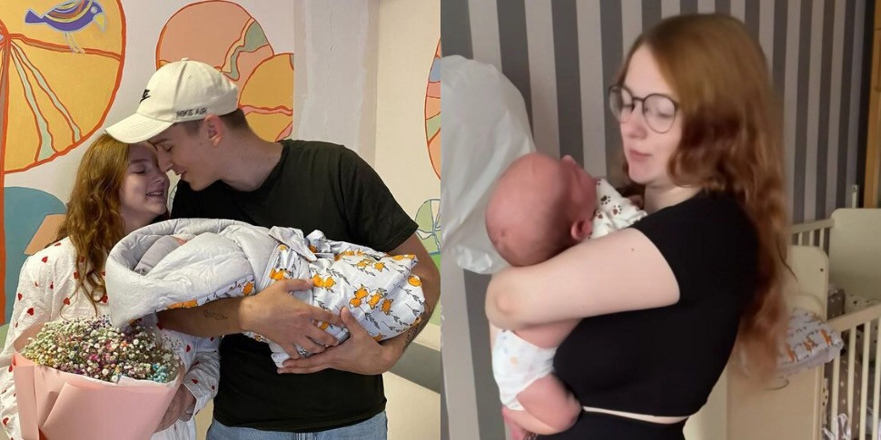 Белоруска родила в третий раз в 19 лет и стала самой молодой многодетной мамой в стране